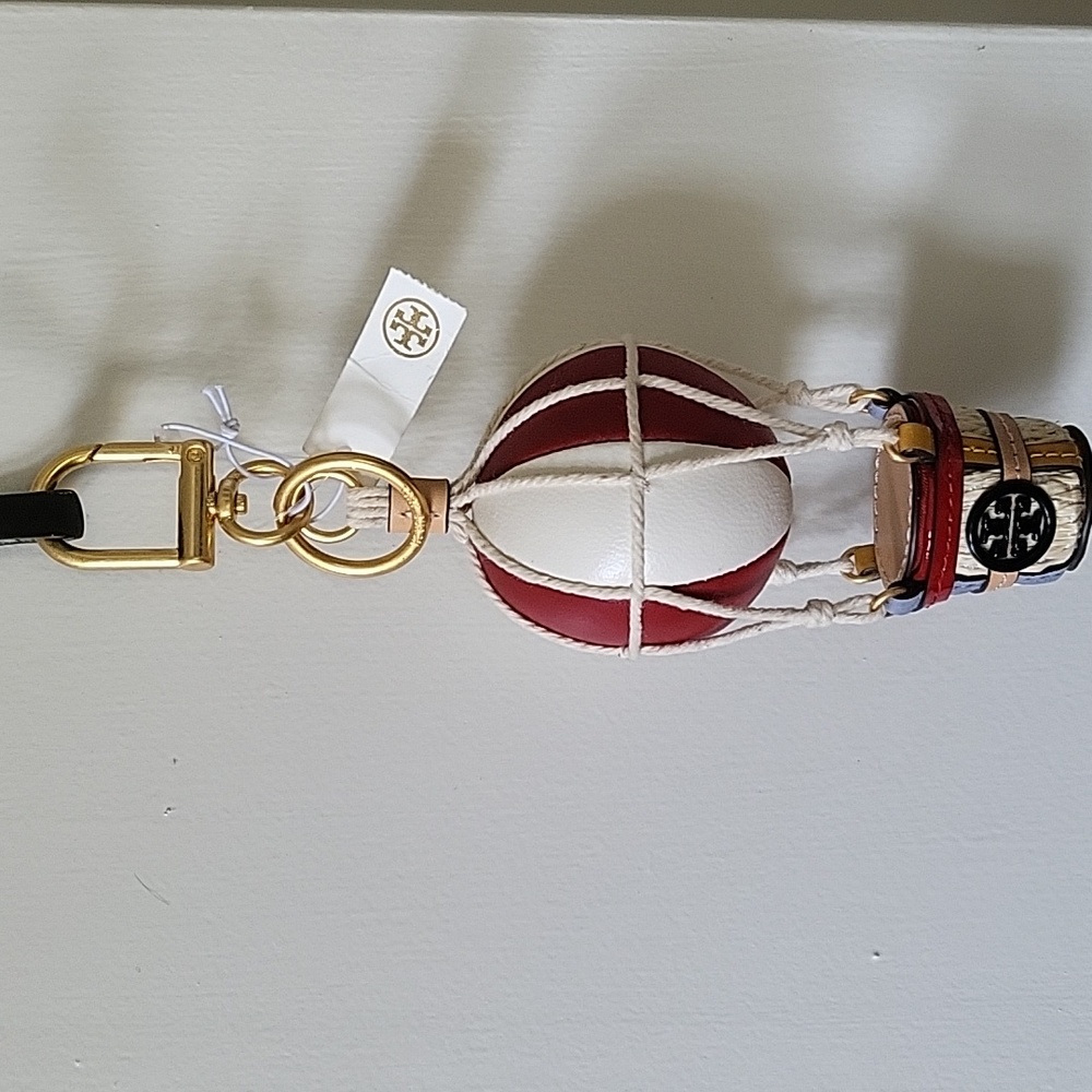 -Tory Burch Hot Air Balloon key chain/bag charm